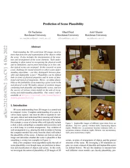 Prediction of Scene Plausibility