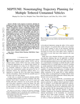 NEPTUNE: Nonentangling Trajectory Planning for Multiple Tethered
  Unmanned Vehicles