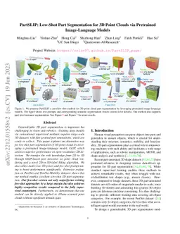 PartSLIP: Low-Shot Part Segmentation for 3D Point Clouds via Pretrained
  Image-Language Models