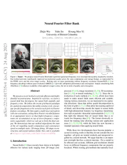 Neural Fourier Filter Bank