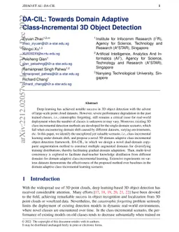 DA-CIL: Towards Domain Adaptive Class-Incremental 3D Object Detection