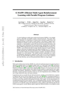 E-MAPP: Efficient Multi-Agent Reinforcement Learning with Parallel
  Program Guidance