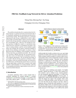 FBLNet: FeedBack Loop Network for Driver Attention Prediction