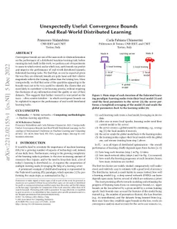 Unexpectedly Useful: Convergence Bounds And Real-World Distributed
  Learning
