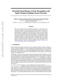Wearable-based Human Activity Recognition with Spatio-Temporal Spiking
  Neural Networks