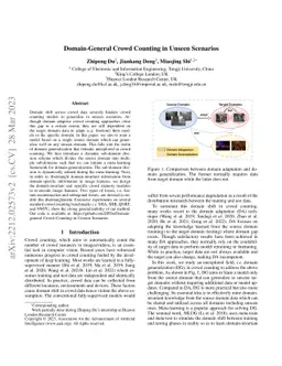 Domain-General Crowd Counting in Unseen Scenarios