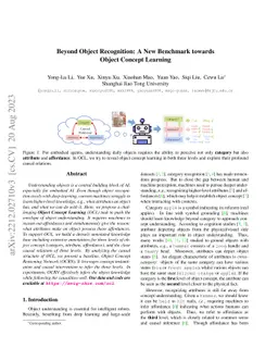 Beyond Object Recognition: A New Benchmark towards Object Concept
  Learning