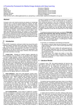 A Trustworthy Framework for Medical Image Analysis with Deep Learning