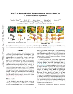 Ref-NPR: Reference-Based Non-Photorealistic Radiance Fields for
  Controllable Scene Stylization