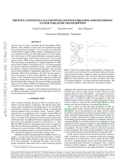 FretNet: Continuous-Valued Pitch Contour Streaming for Polyphonic Guitar
  Tablature Transcription
