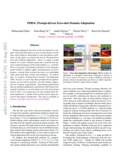 PØDA: Prompt-driven Zero-shot Domain Adaptation