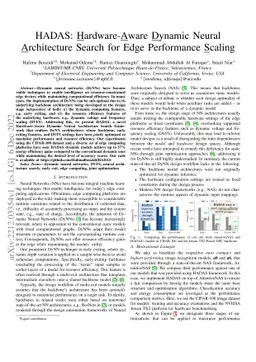 HADAS: Hardware-Aware Dynamic Neural Architecture Search for Edge
  Performance Scaling