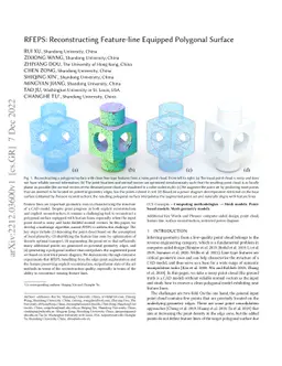 RFEPS: Reconstructing Feature-line Equipped Polygonal Surface