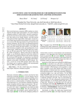 An Intuitive and Unconstrained 2D Cube Representation for Simultaneous
  Head Detection and Pose Estimation