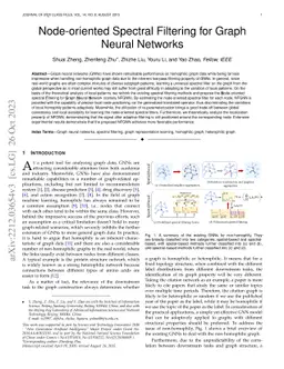 Node-oriented Spectral Filtering for Graph Neural Networks