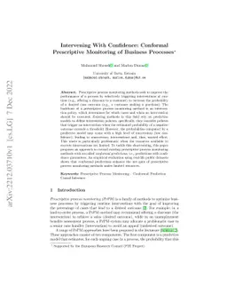 Intervening With Confidence: Conformal Prescriptive Monitoring of
  Business Processes