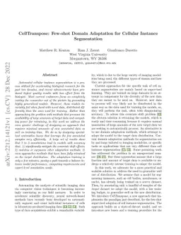 CellTranspose: Few-shot Domain Adaptation for Cellular Instance
  Segmentation