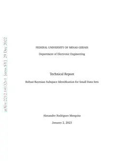 Robust Bayesian Subspace Identification for Small Data Sets