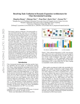 Resolving Task Confusion in Dynamic Expansion Architectures for Class
  Incremental Learning