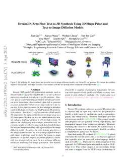 Dream3D: Zero-Shot Text-to-3D Synthesis Using 3D Shape Prior and
  Text-to-Image Diffusion Models