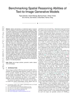Benchmarking Spatial Relationships in Text-to-Image Generation