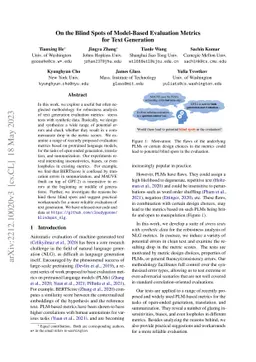 On the Blind Spots of Model-Based Evaluation Metrics for Text Generation