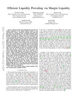 Efficient Liquidity Providing via Margin Liquidity