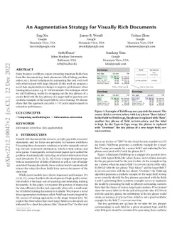 An Augmentation Strategy for Visually Rich Documents
