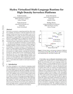 Hydra: Virtualized Multi-Language Runtime for High-Density Serverless
  Platforms