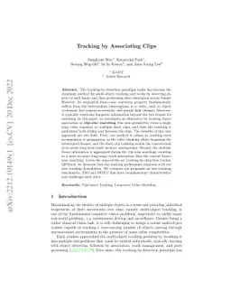 Tracking by Associating Clips