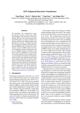 EIT: Enhanced Interactive Transformer