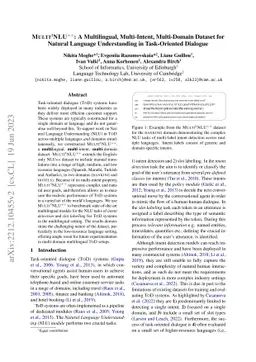 MULTI3NLU++: A Multilingual, Multi-Intent, Multi-Domain Dataset for
  Natural Language Understanding in Task-Oriented Dialogue