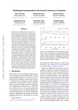 mFACE: Multilingual Summarization with Factual Consistency Evaluation