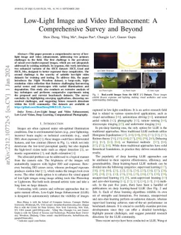 Low-Light Image and Video Enhancement: A Comprehensive Survey and Beyond