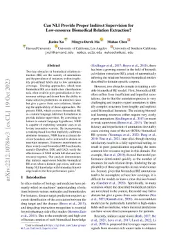 Can NLI Provide Proper Indirect Supervision for Low-resource Biomedical
  Relation Extraction?