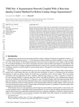 TMS-Net: A Segmentation Network Coupled With A Run-time Quality Control
  Method For Robust Cardiac Image Segmentation