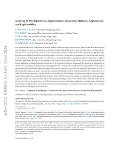 A Survey of Mix-based Data Augmentation: Taxonomy, Methods,
  Applications, and Explainability