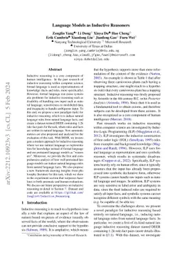 Language Models as Inductive Reasoners