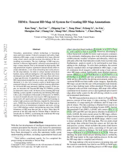 THMA: Tencent HD Map AI System for Creating HD Map Annotations