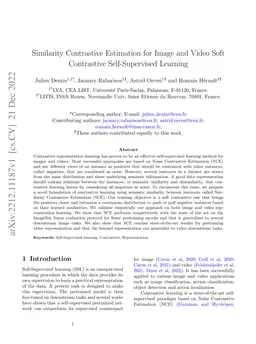 Similarity Contrastive Estimation for Image and Video Soft Contrastive
  Self-Supervised Learning