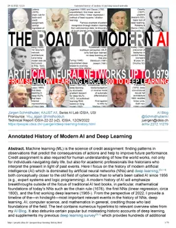Annotated History of Modern AI and Deep Learning