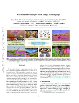 Generalized Decoding for Pixel, Image, and Language