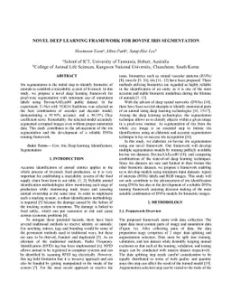 Novel Deep Learning Framework For Bovine Iris Segmentation
