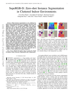 SupeRGB-D: Zero-shot Instance Segmentation in Cluttered Indoor
  Environments