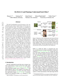 Do DALL-E and Flamingo Understand Each Other?