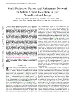 Multi-Projection Fusion and Refinement Network for Salient Object
  Detection in 360° Omnidirectional Image
