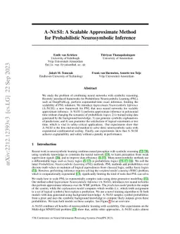 A-NeSI: A Scalable Approximate Method for Probabilistic Neurosymbolic
  Inference