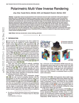 Polarimetric Multi-View Inverse Rendering