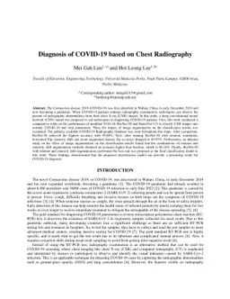 Diagnosis of COVID-19 based on Chest Radiography