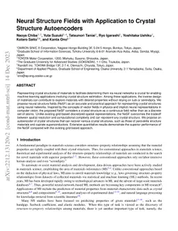 Neural Structure Fields with Application to Crystal Structure
  Autoencoders